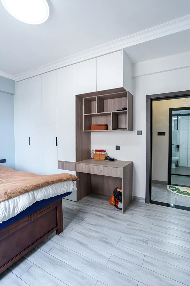 84㎡簡約風，開放式廚房+多功能島臺，瞬間提升生活體驗